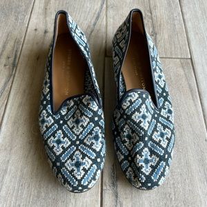 Stubbs & Wootton women’s needlepoint slippers